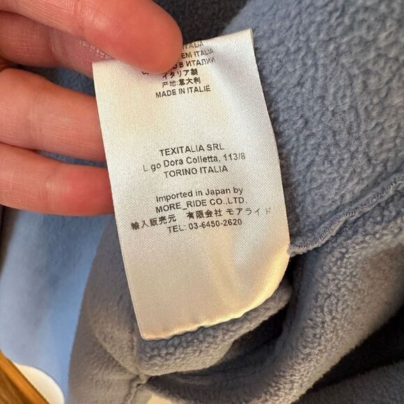 Harris Wharf London Women’s Dusty Blue Fleece Longline 3 Button Closure Coat - Picture 14 of 15